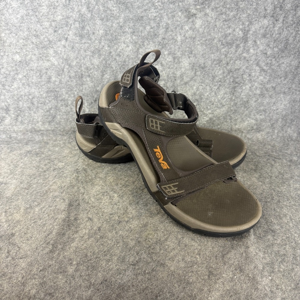 Teva Men's Minam Sport Water Hiking Sandals Sz US 12 Brown Orange S/N‎ 4289